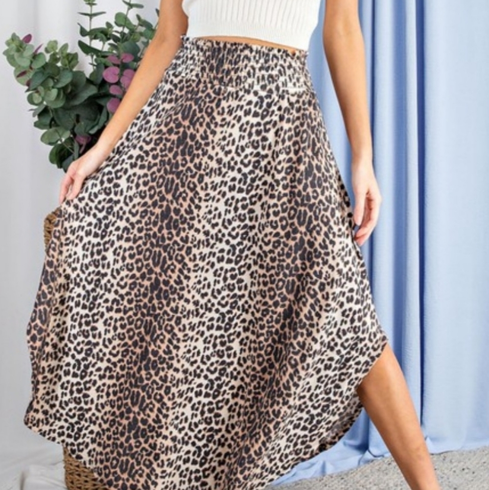 Last 1 Best Seller; Kokomo Cheetah Maxi Skirt